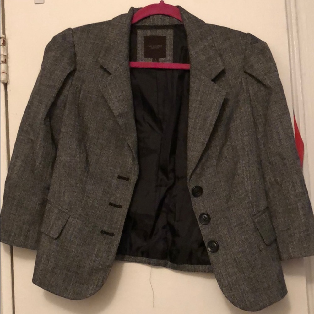 The Limited - gray blazer